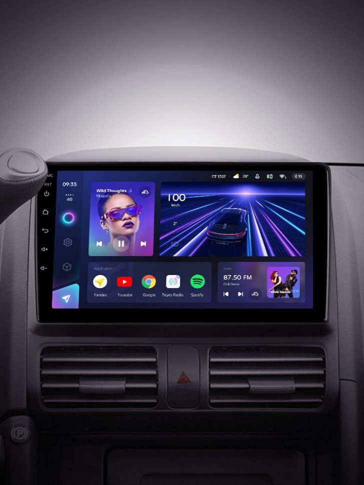 Штатная магнитола Teyes CC3 4/32 Honda CR-V 2 (2001-2006)