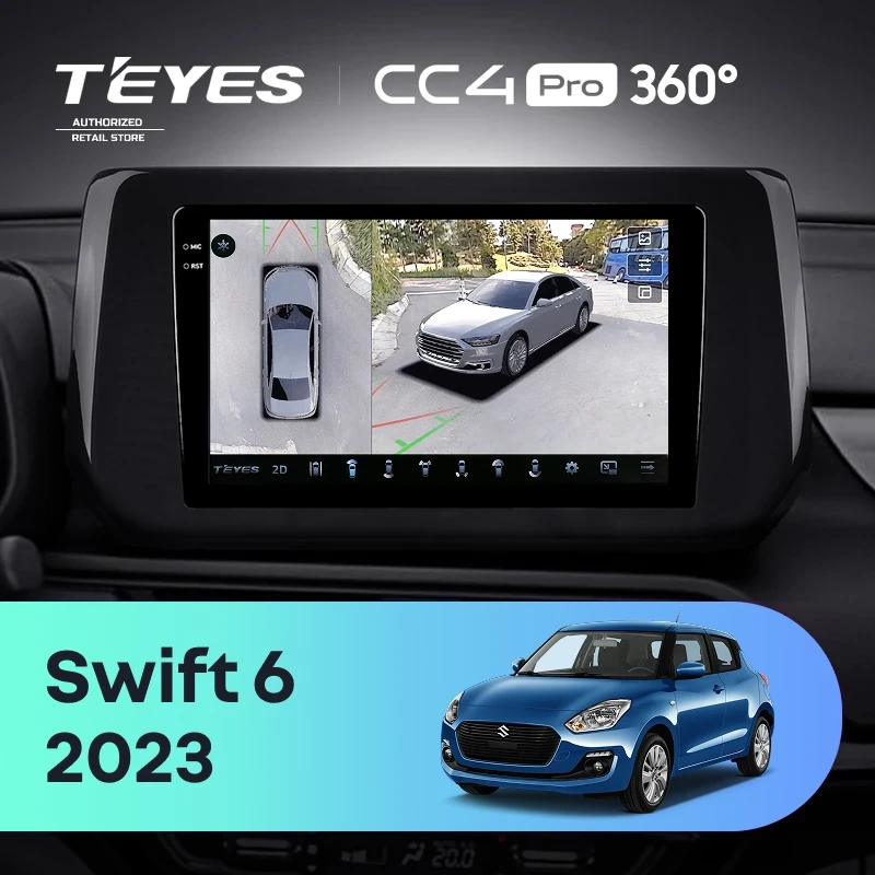 Штатная магнитола Teyes CC4 Pro 360 12/256 Suzuki Swift 6 (2023-2026)