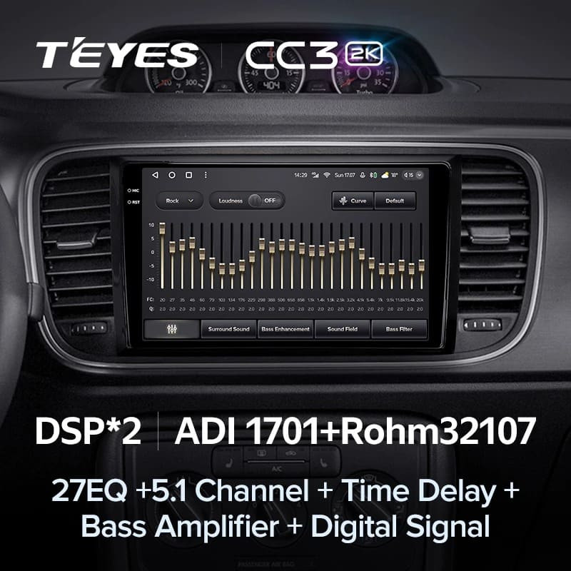 Штатная магнитола Teyes CC3 2K 4/32 Volkswagen Beetle A5 (2011-2019)