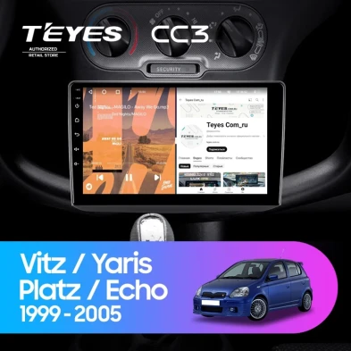 Штатная магнитола Teyes CC3 4/32 Toyota Vitz XP10 (1999-2005) F1