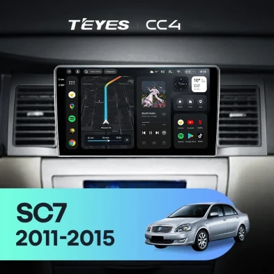 Штатная магнитола Teyes CC4 8/128 Geely SC7 (2011-2015)