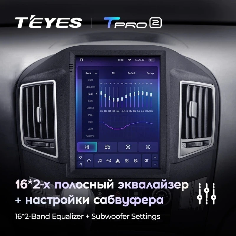 Штатная магнитола Tesla style Teyes TPRO 2 3/32 Hyundai H1 TQ (2015-2021)
