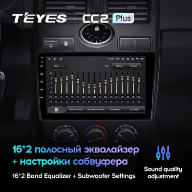 Штатная магнитола Teyes CC2 Plus 4/32 Lada Priora 1 (2007-2013) F1