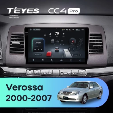 Штатная магнитола Teyes CC4 Pro 12/256 Toyota Verossa (2000-2007) F2