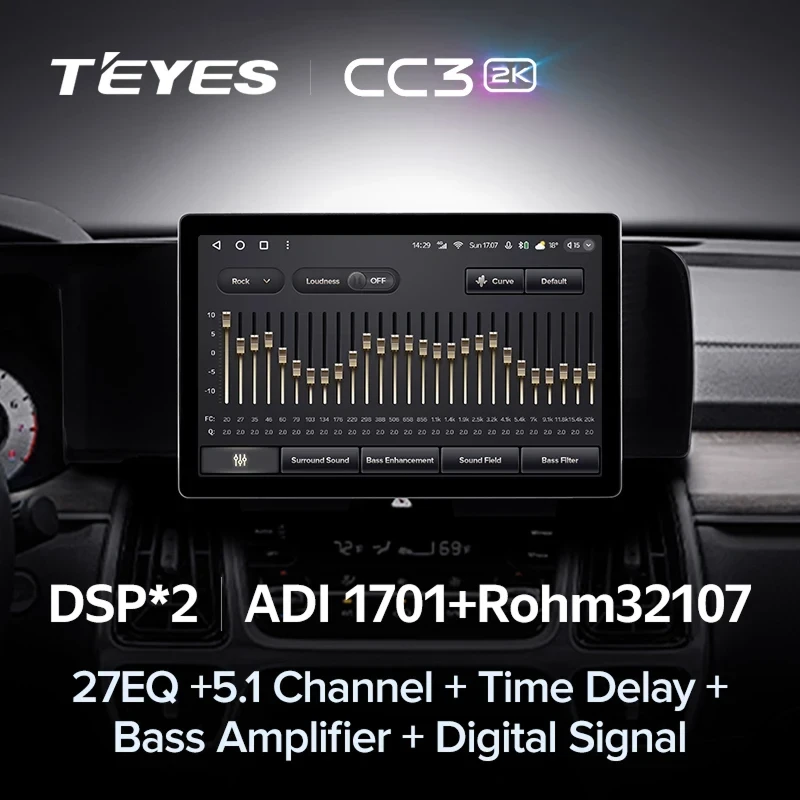 Штатная магнитола Teyes CC3 2K 4/64 Kia Sorento 4 MQ4 (2020-2024) (11")