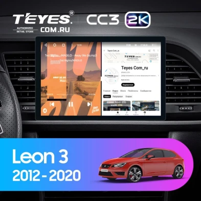 Штатная магнитола Teyes CC3 2K 6/128 Seat Leon 3 (2012-2020) F3 (11")