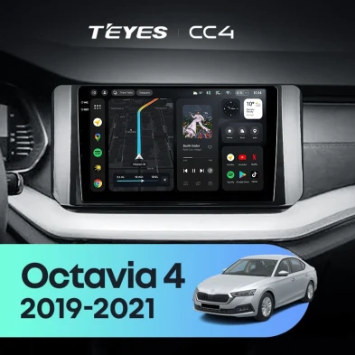 Штатная магнитола Teyes CC4 6/64 Skoda Octavia 4 A8 (2019-2021)