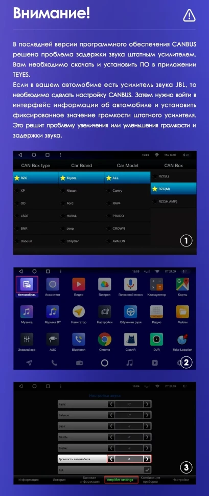 Штатная магнитола Teyes CC3L 4/64 Toyota Camry 7 XV 50 55 (2014-2017) F4