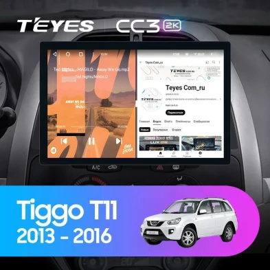 Штатная магнитола Teyes CC3 2K 4/32 Chery Tiggo T11 FL (2013-2016) (13")