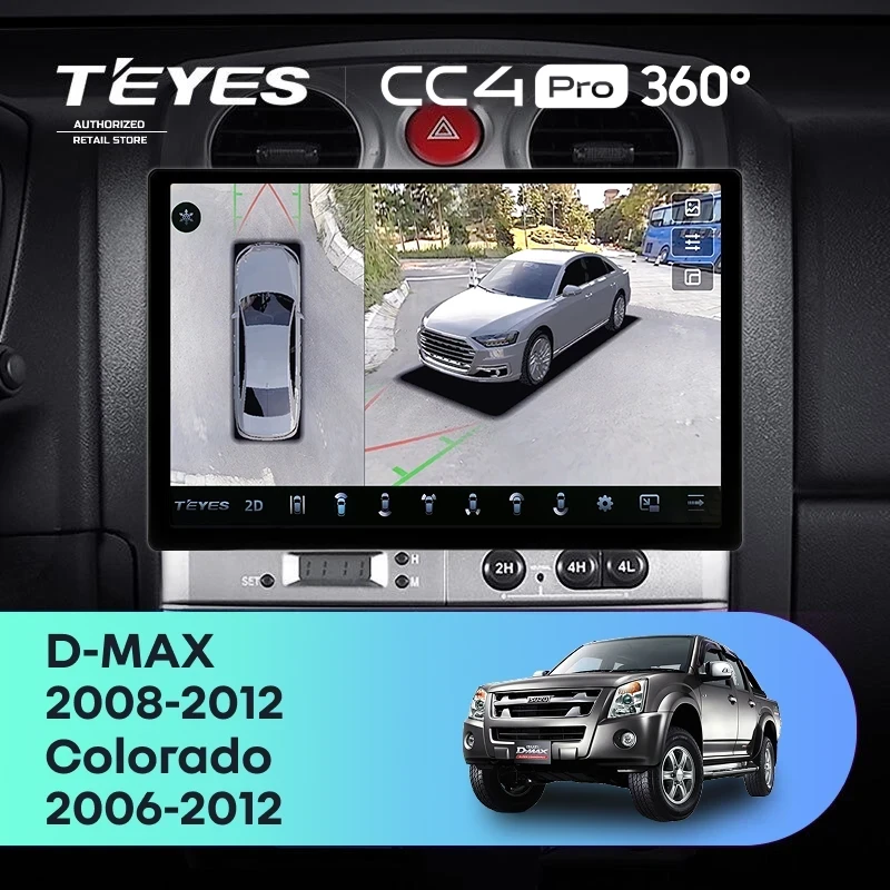 Штатная магнитола Teyes CC4 Pro 360 12/256 Chevrolet Colorado (2006-2012) (13")