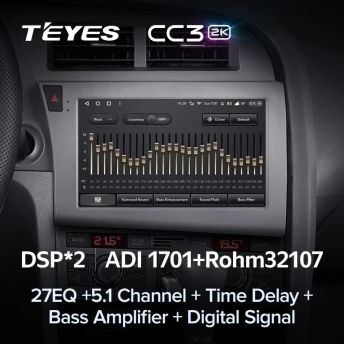 Штатная магнитола Teyes CC3 2K 360 6/128 Audi S6 3 (2006-2011)