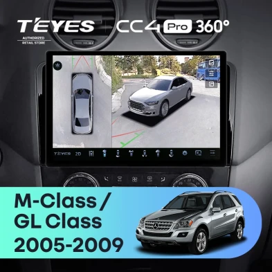 Штатная магнитола Teyes CC4 Pro 360 12/256 Mercedes-Benz GL-Class (2005-2009) F1 (13")