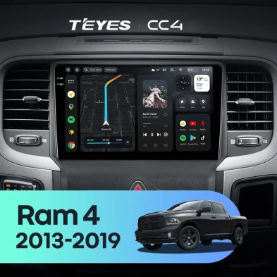 Штатная магнитола Teyes CC4 8/128 Dodge Ram 4 DJ DS (2013-2019) F2