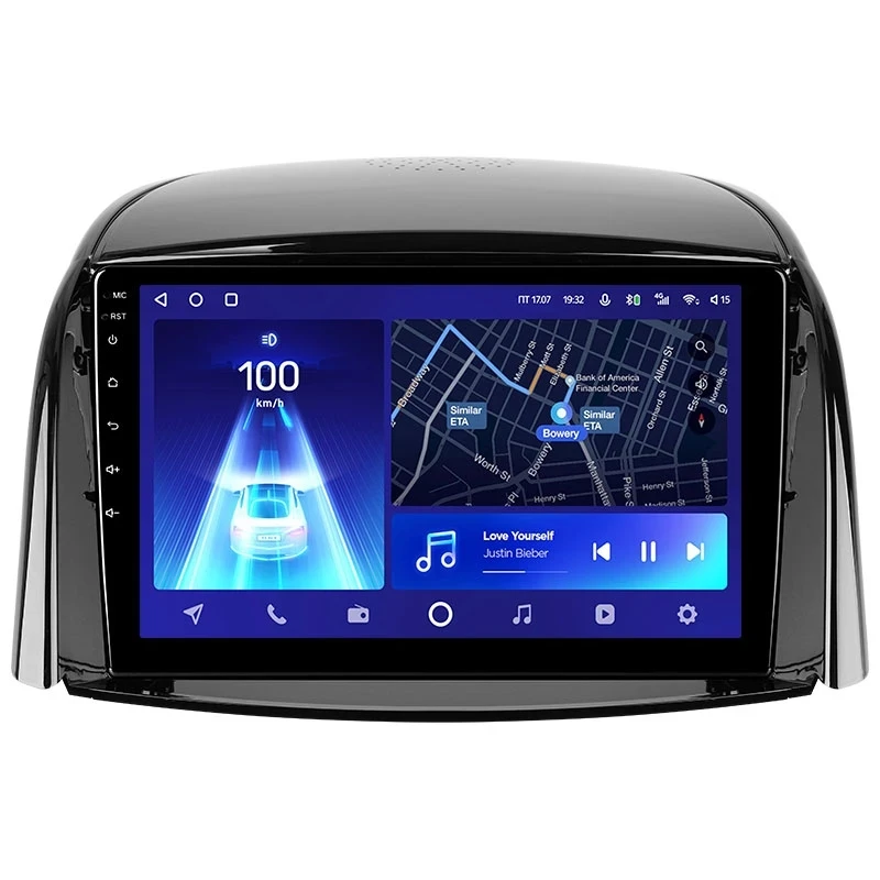 Переходная рамка Renault Koleos (2008-2016) Тип-B (9")