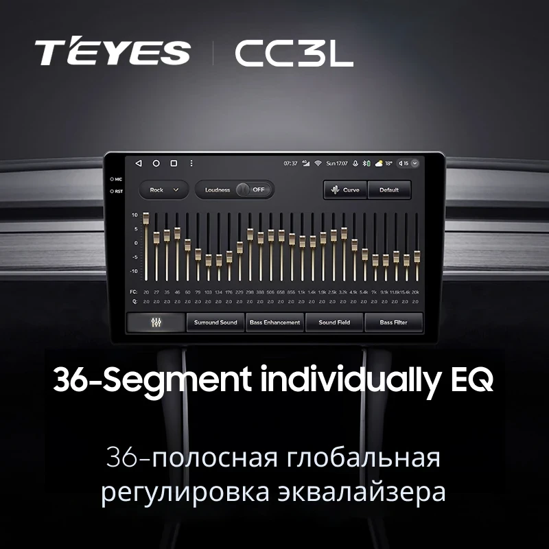 Штатная магнитола Teyes CC3L 4/32 Volkswagen Golf 5 (2003-2009) F1