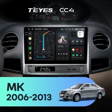 Штатная магнитола Teyes CC4 6/64 Geely MK 1 (2006-2013)