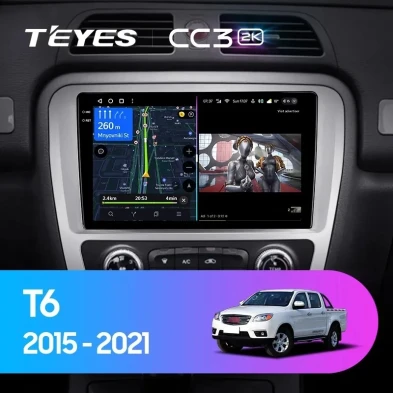 Штатная магнитола Teyes CC3 2K 4/64 JAC T6 (2015-2021)