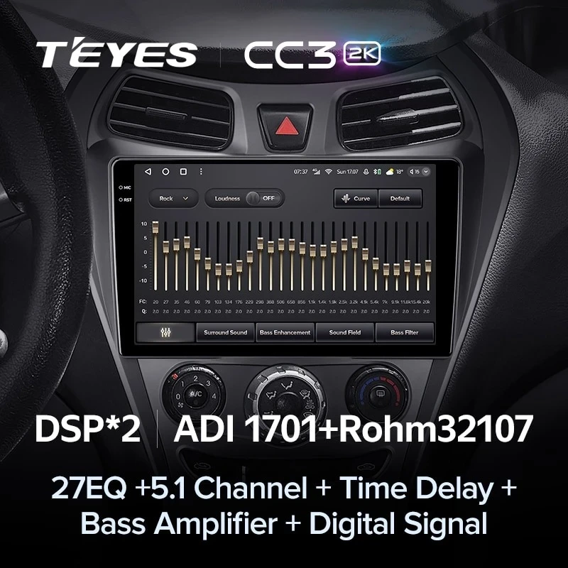 Штатная магнитола Teyes CC3 2K 4/32 Hyundai Eon (2012-2019)