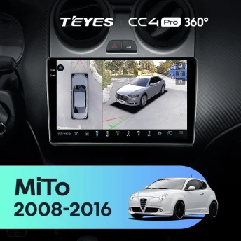 Штатная магнитола Teyes CC4 Pro 360 12/256 Alfa Romeo MiTo 955 (2008-2016)