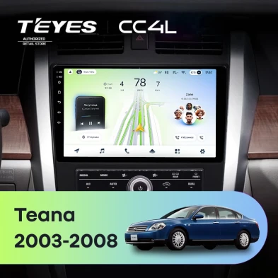 Штатная магнитола Teyes CC4L 6/64 Nissan Teana 1 J31 (2003-2008) F3