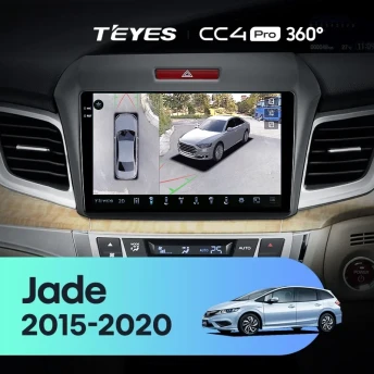 Штатная магнитола Teyes CC4 Pro 360 8/128 Honda Jade (2015-2020) Правый руль