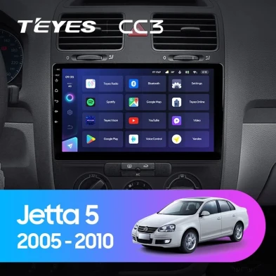 Штатная магнитола Teyes CC3 4/32 Volkswagen Jetta 5 (2005-2010) F2