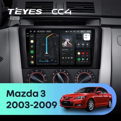 Штатная магнитола Teyes CC4 6/64 Mazda 3 1 BK (2003-2009)