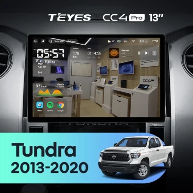 Штатная магнитола Teyes CC4 Pro 12/256 Toyota Tundra XK50 (2013-2020) (13")