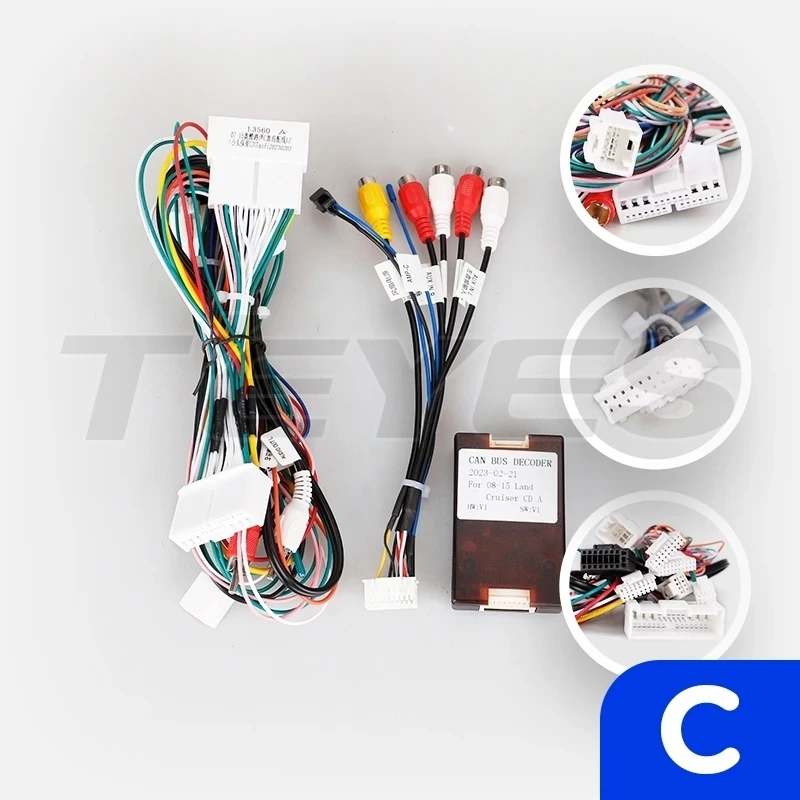 Штатная магнитола Teyes CC3 2K 360 6/128 Toyota Land Cruiser 11 200 (2007-2015) F2 Тип-C