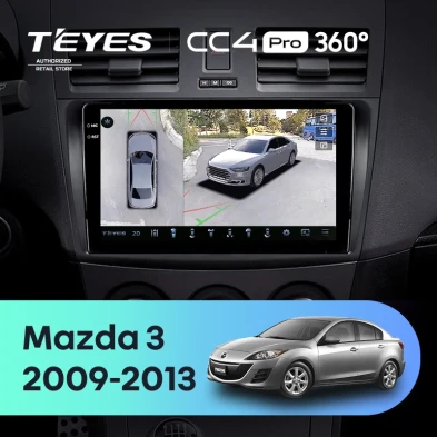 Штатная магнитола Teyes CC4 Pro 360 12/256 Mazda 3 2 (2009-2013)