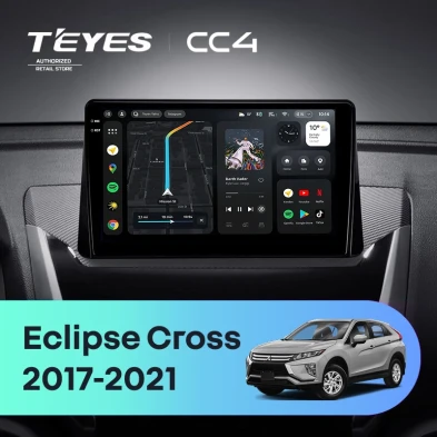 Штатная магнитола Teyes CC4 8/128 Mitsubishi Eclipse Cross (2017-2021) F2