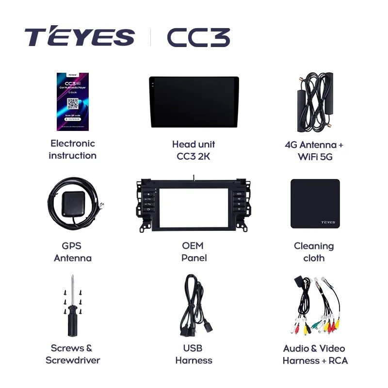 Штатная магнитола Teyes CC3L 4/64 Land Rover Discovery Sport (2014-2019)