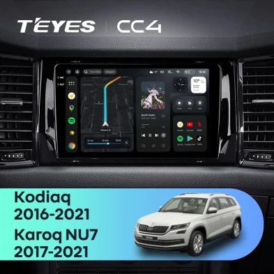 Штатная магнитола Teyes CC4 6/64 Skoda Karoq (2017-2021) Тип-A