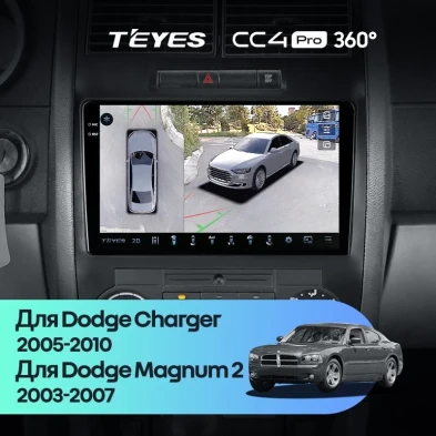 Штатная магнитола Teyes CC4 Pro 360 12/256 Dodge Magnum 2 (2003-2007)
