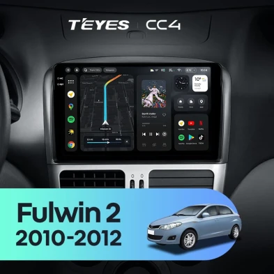Штатная магнитола Teyes CC4 8/128 Chery Fulwin 2 (2010-2012) F2