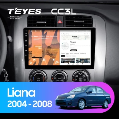 Штатная магнитола Teyes CC3L 4/64 Suzuki Liana 1 (2004-2008)