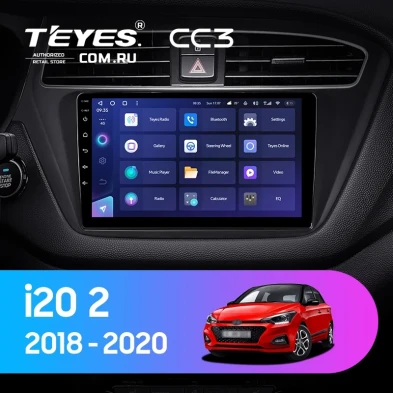 Штатная магнитола Teyes CC3 4/32 Hyundai i20 2 GB (2018-2020)