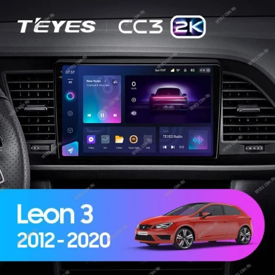 Штатная магнитола Teyes CC3 2K 6/128 Seat Leon 3 (2012-2020) F3