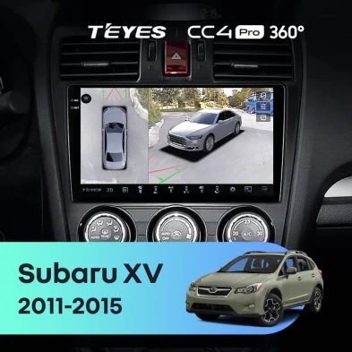 Штатная магнитола Teyes CC4 Pro 360 8/128 Subaru XV (2011-2015) Тип-A