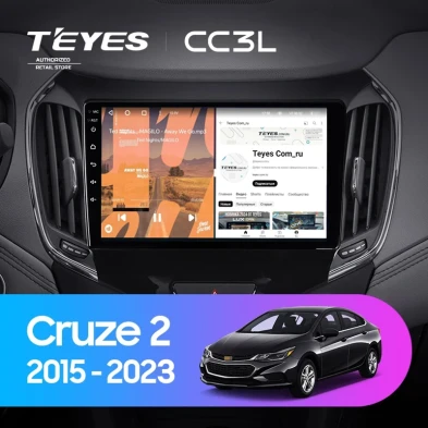 Штатная магнитола Teyes CC3L 4/64 Chevrolet Cruze 2 (2015-2023)