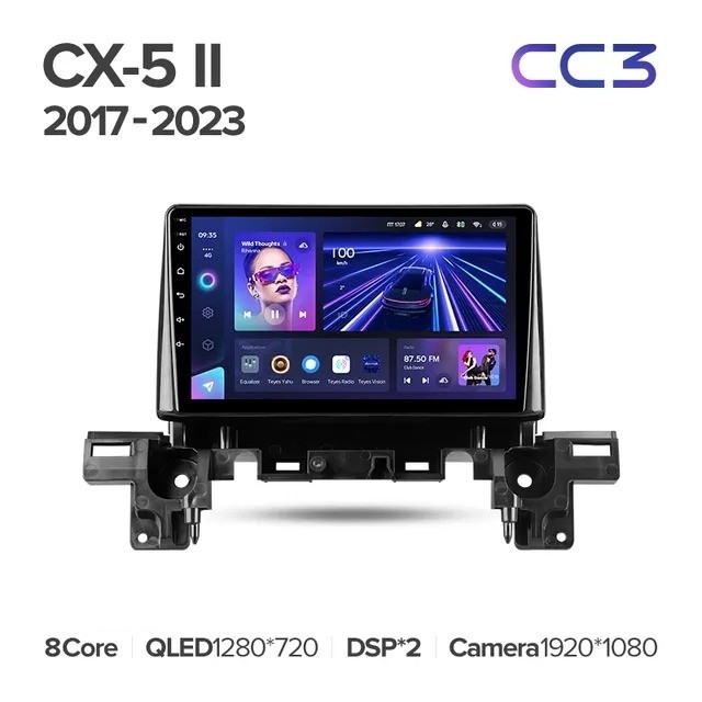 Штатная магнитола Teyes CC3L 4/32 Mazda CX-5 2 KF (2017-2023) F2
