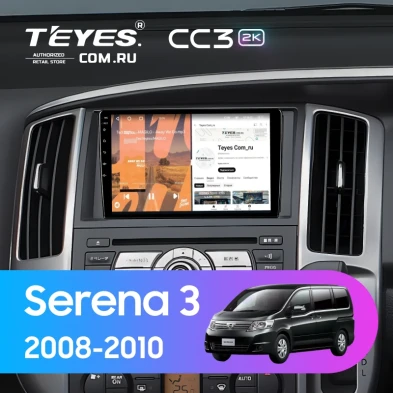 Штатная магнитола Teyes CC3 2K 4/64 Nissan Serena 3 C25 (2008-2010)