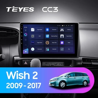 Штатная магнитола Teyes CC3 4/32 Toyota Wish 2 XE20 (2009-2017)
