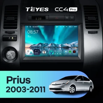 Штатная магнитола Teyes CC4 Pro 8/128 Toyota Prius XW20 (2003-2011) F1