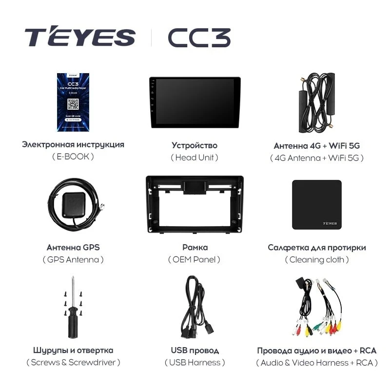 Штатная магнитола Teyes CC3 4/32 Hyundai Venue (2019-2020) Правый руль